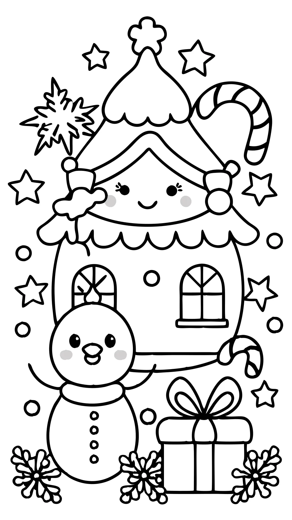 coloriages de Noël mignons